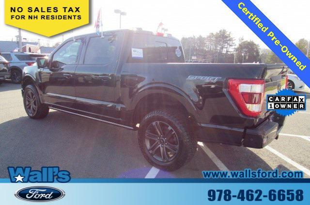 used 2021 Ford F-150 car, priced at $44,500