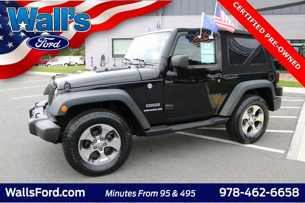 used 2016 Jeep Wrangler car, priced at $14,922