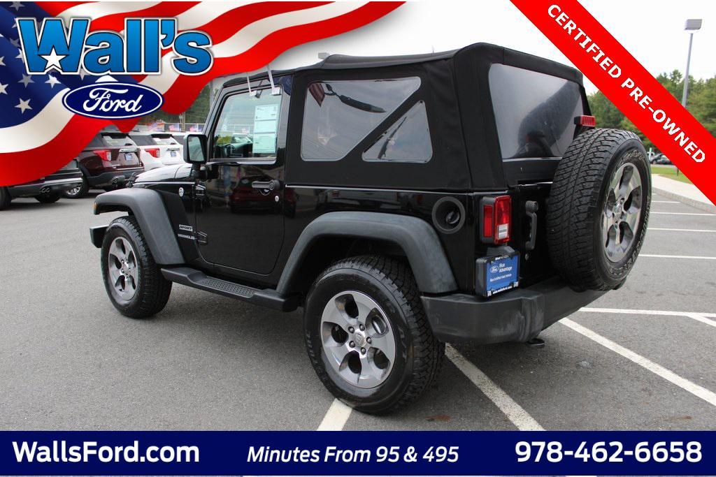 used 2016 Jeep Wrangler car, priced at $14,922