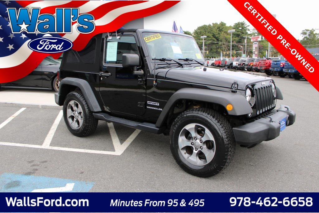 used 2016 Jeep Wrangler car, priced at $14,922
