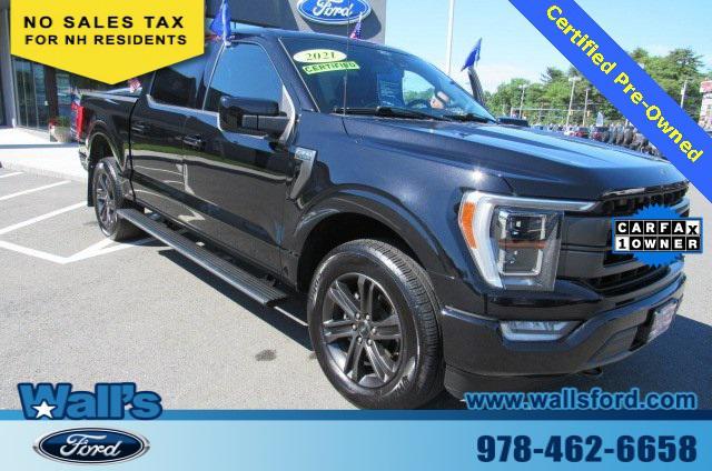 used 2021 Ford F-150 car, priced at $48,762
