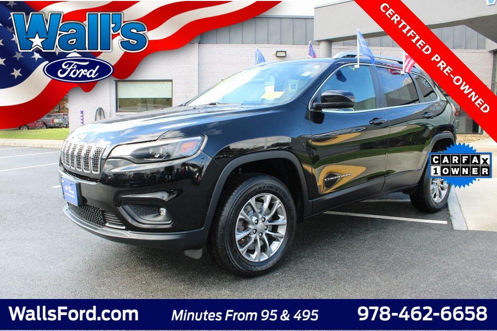 used 2019 Jeep Cherokee car, priced at $19,105
