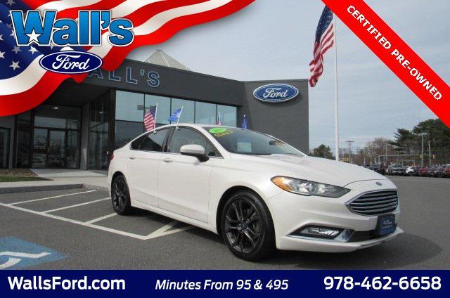 used 2018 Ford Fusion car, priced at $16,043