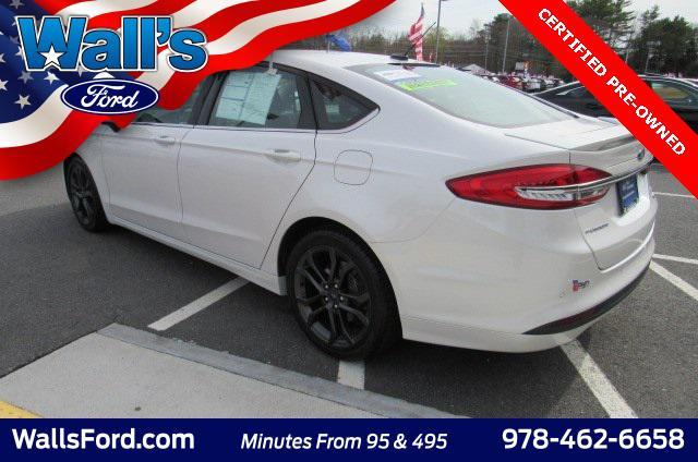 used 2018 Ford Fusion car, priced at $16,043