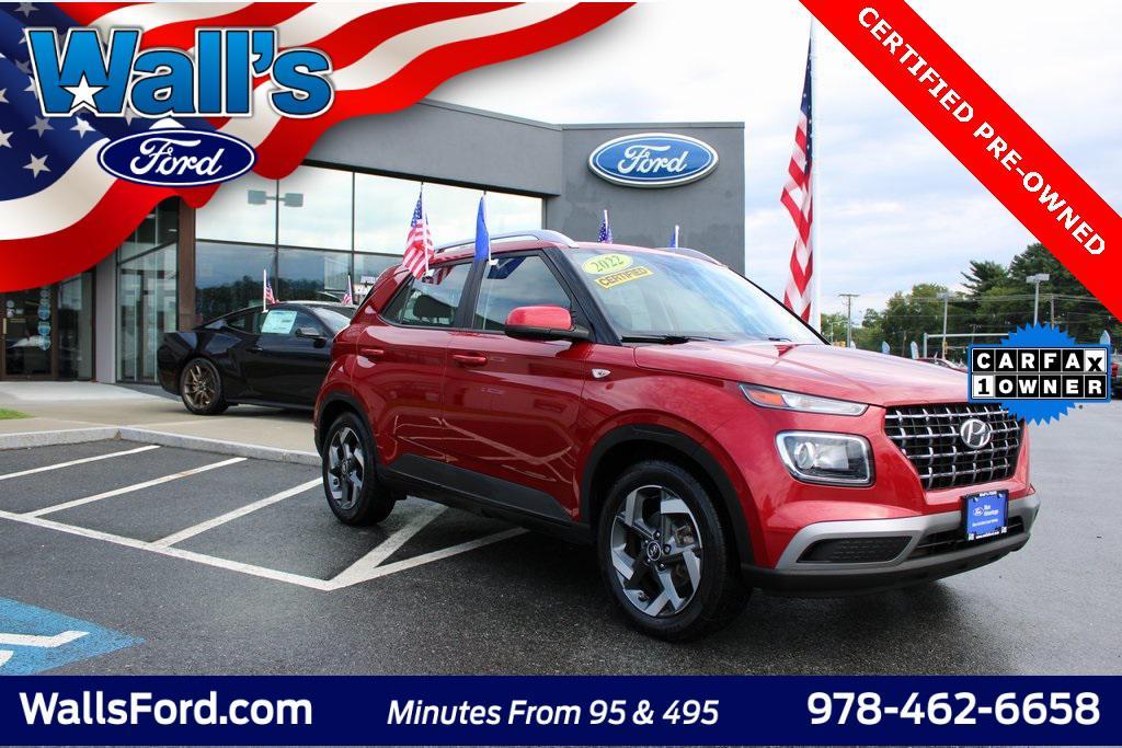used 2022 Hyundai Venue car, priced at $18,986
