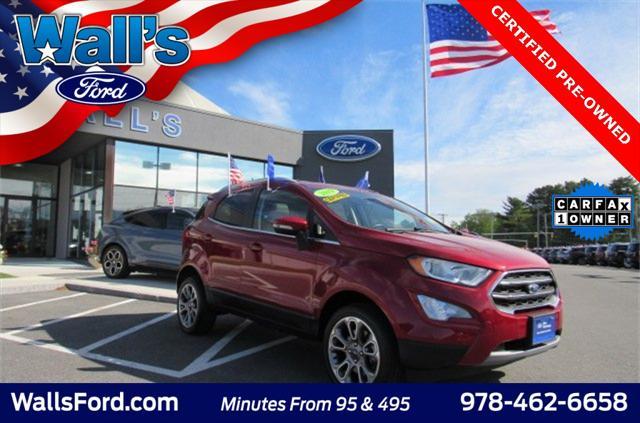 used 2019 Ford EcoSport car, priced at $18,722