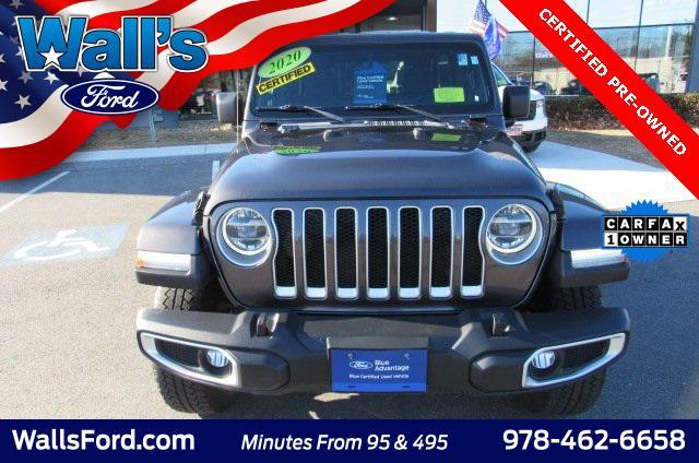 used 2020 Jeep Wrangler Unlimited car, priced at $28,556