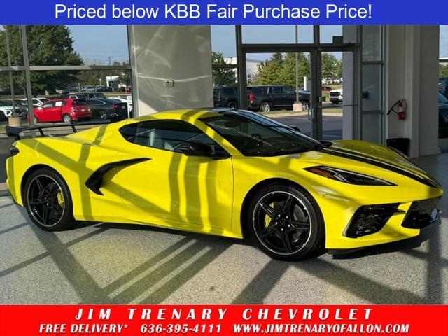 used 2024 Chevrolet Corvette car, priced at $70,995