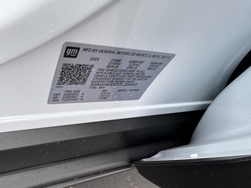 new 2026 Chevrolet Equinox car, priced at $32,091