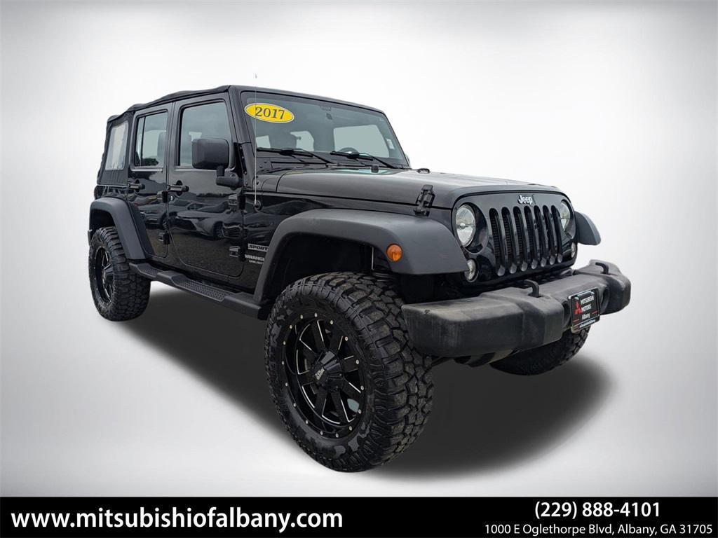 used 2017 Jeep Wrangler Unlimited car, priced at $20,994