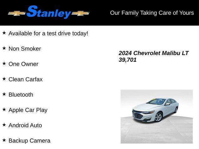used 2024 Chevrolet Malibu car, priced at $18,935