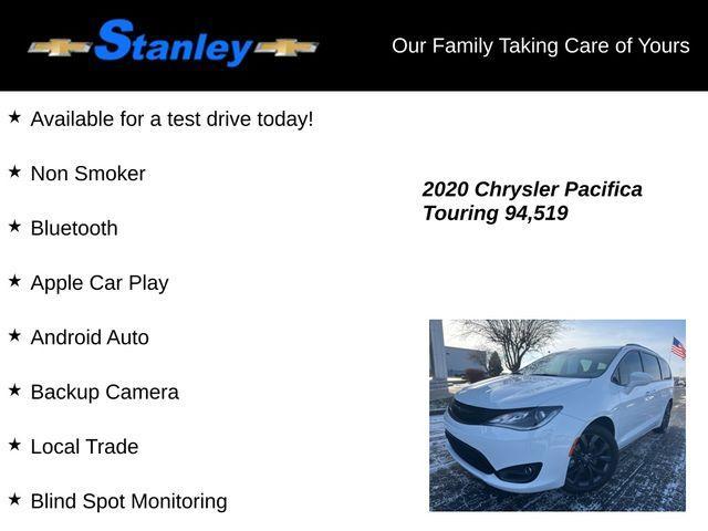 used 2020 Chrysler Pacifica car, priced at $17,850