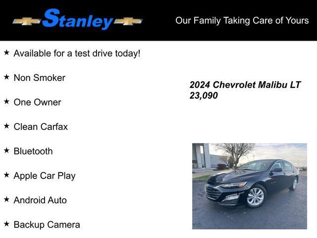 used 2024 Chevrolet Malibu car, priced at $19,979