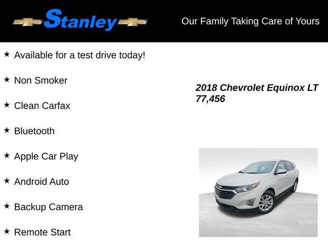 used 2018 Chevrolet Equinox car, priced at $14,990