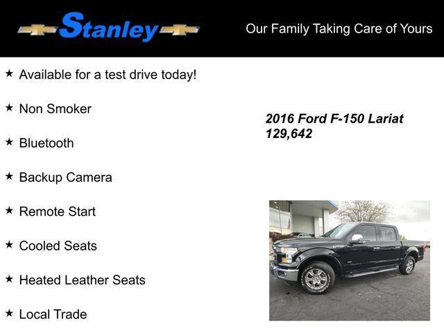 used 2016 Ford F-150 car, priced at $21,750