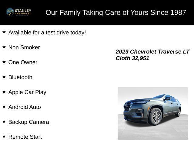 used 2023 Chevrolet Traverse car, priced at $31,218