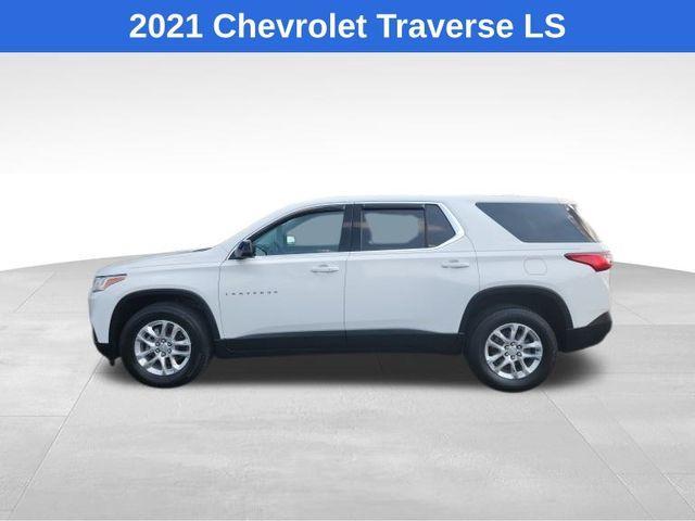 used 2021 Chevrolet Traverse car, priced at $24,361