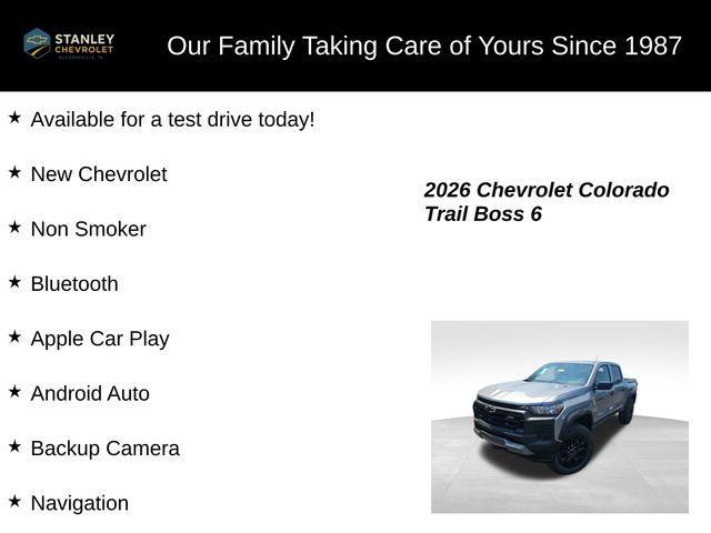 new 2026 Chevrolet Colorado car