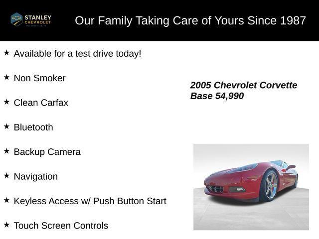used 2005 Chevrolet Corvette car, priced at $25,981