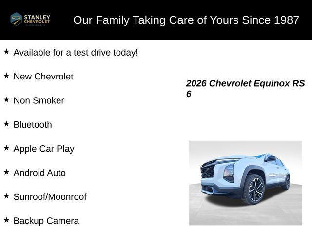 new 2026 Chevrolet Equinox car, priced at $38,299