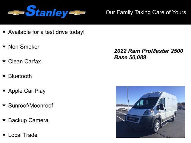 used 2022 Ram ProMaster 2500 car, priced at $34,249