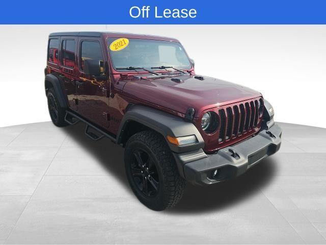 used 2021 Jeep Wrangler Unlimited car, priced at $28,697