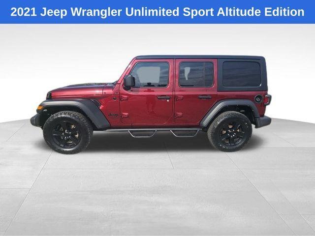 used 2021 Jeep Wrangler Unlimited car, priced at $28,697