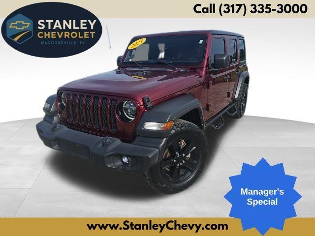 used 2021 Jeep Wrangler Unlimited car, priced at $30,524