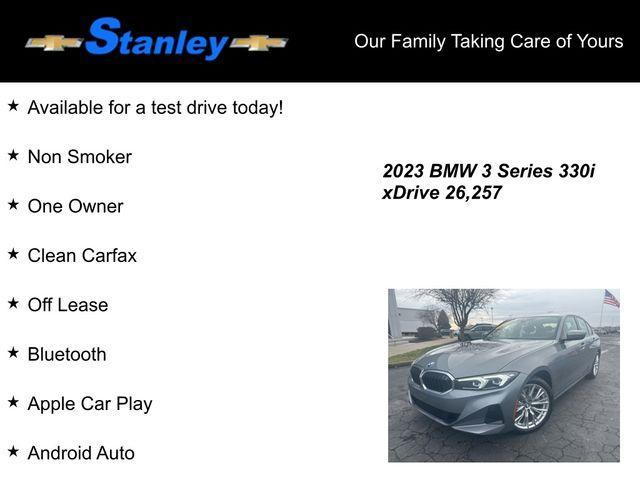 used 2023 BMW 330 car, priced at $33,717