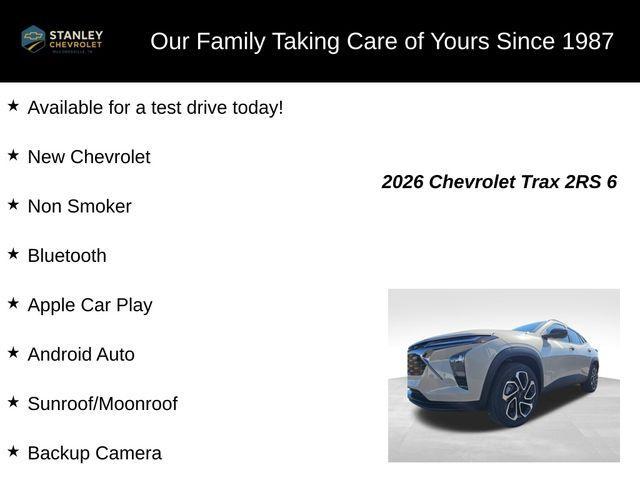 new 2026 Chevrolet Trax car, priced at $28,092