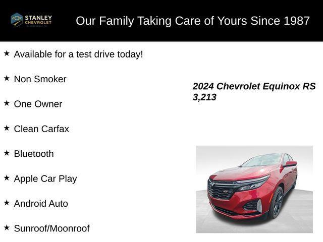 used 2024 Chevrolet Equinox car, priced at $29,812