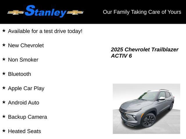 new 2025 Chevrolet TrailBlazer car, priced at $32,864