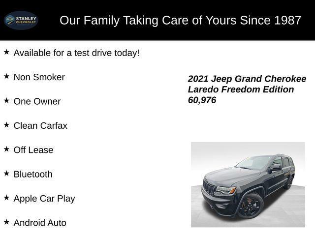 used 2021 Jeep Grand Cherokee car, priced at $24,999