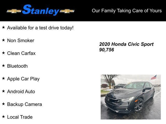 used 2020 Honda Civic car, priced at $17,797