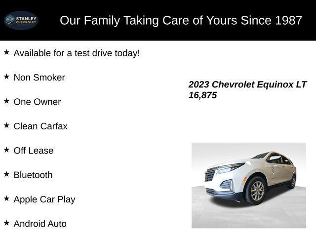 used 2023 Chevrolet Equinox car, priced at $23,616