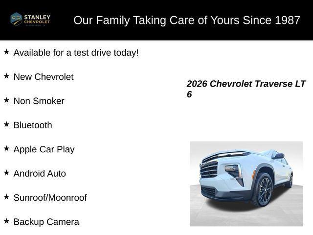 new 2026 Chevrolet Traverse car