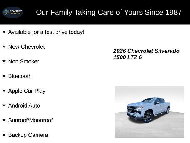 new 2026 Chevrolet Silverado 1500 car, priced at $63,029