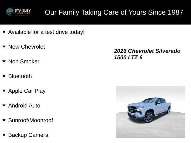 new 2026 Chevrolet Silverado 1500 car, priced at $61,779
