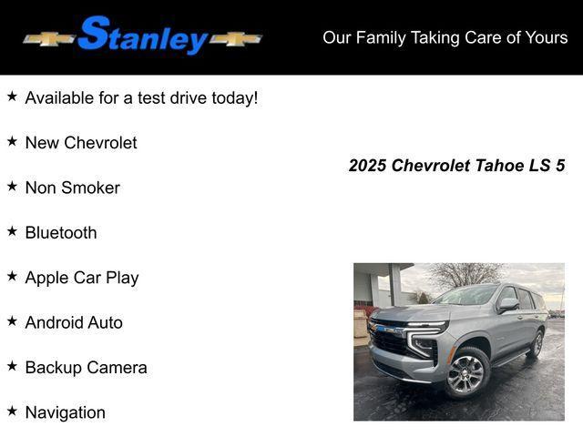 new 2025 Chevrolet Tahoe car, priced at $65,265