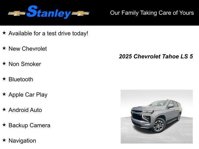 new 2025 Chevrolet Tahoe car, priced at $62,734