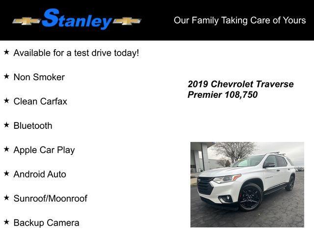 used 2019 Chevrolet Traverse car, priced at $21,936