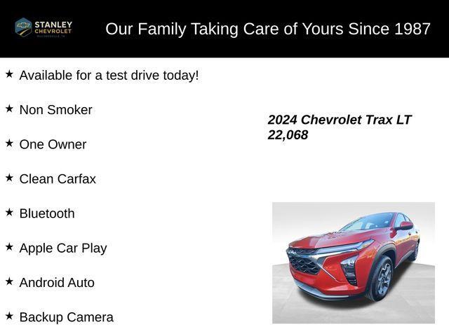 used 2024 Chevrolet Trax car, priced at $22,398