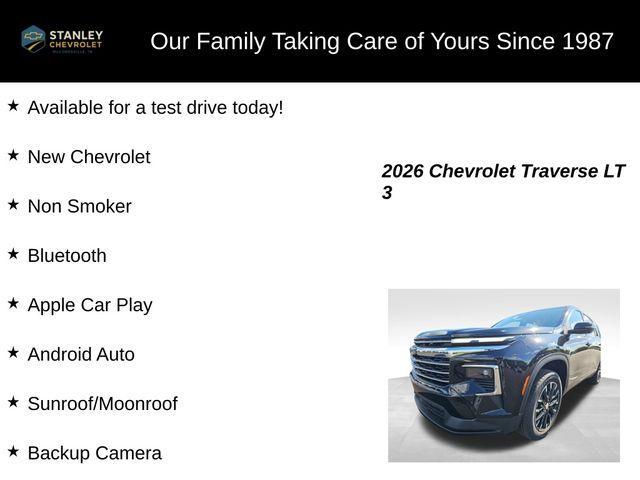 new 2026 Chevrolet Traverse car