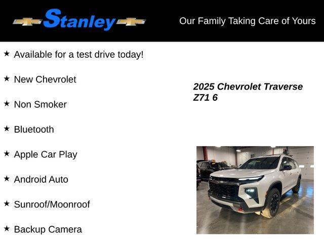 new 2025 Chevrolet Traverse car, priced at $53,400