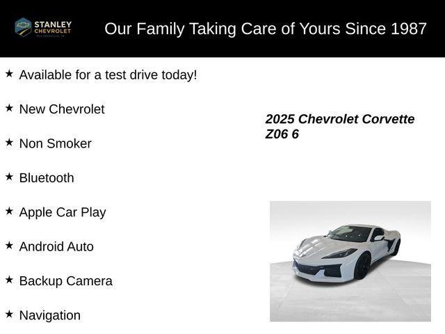 new 2025 Chevrolet Corvette car, priced at $113,152