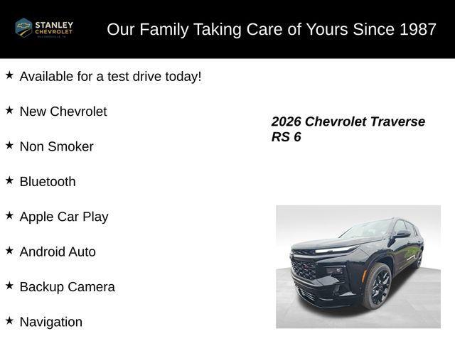 new 2026 Chevrolet Traverse car