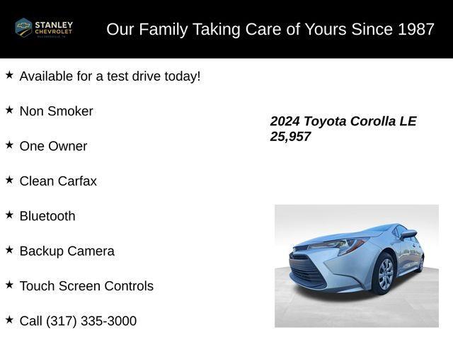 used 2024 Toyota Corolla car, priced at $21,621