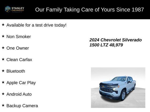 used 2024 Chevrolet Silverado 1500 car, priced at $46,797