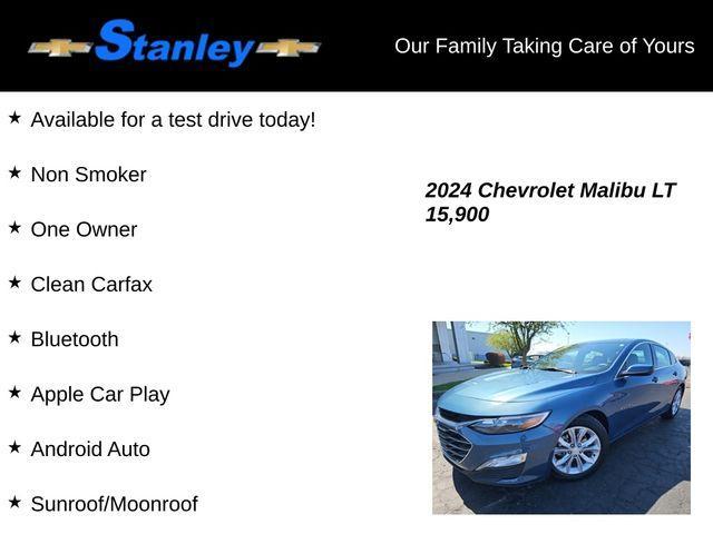 used 2024 Chevrolet Malibu car, priced at $24,597