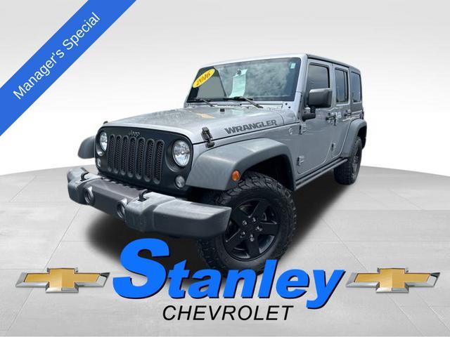 used 2016 Jeep Wrangler Unlimited car, priced at $19,975